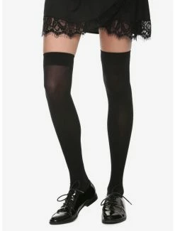 Best Sale 🤩 Blackheart Black Thigh Highs 🔥
