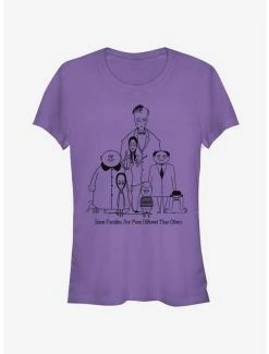 Wholesale 👍 The Addams Family Family Portrait Simple 👧 Girls T-Shirt 💯