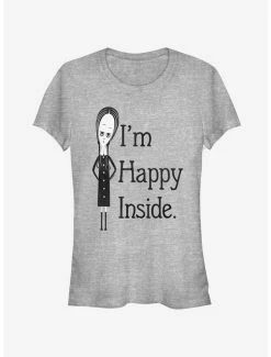 Budget 🤩 The Addams Family Happy Inside 👧 Girls T-Shirt 😍