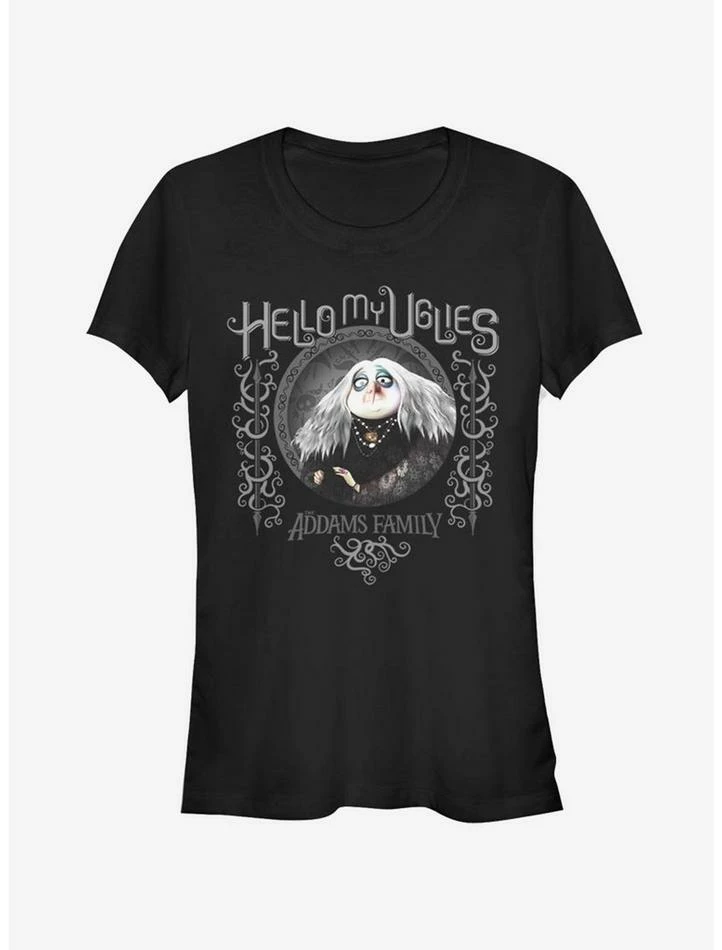 Coupon โจ The Addams Family Hello My Uglies ๐ง Girls T-Shirt โ 1 Coupon โจ The Addams Family Hello My Uglies ๐ง Girls T-Shirt โ
