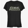 Promo 👏 The Addams Family Theatrical Logo 👧 Girls T-Shirt ⭐