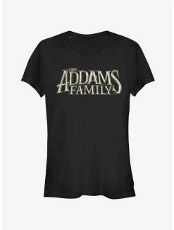 Promo 👏 The Addams Family Theatrical Logo 👧 Girls T-Shirt ⭐