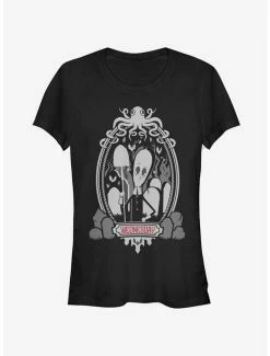 Best Sale 🧨 The Addams Family Wednesday Frame 👧 Girls T-Shirt 😀