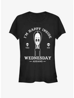 Outlet ⭐ The Addams Family Wednesday Macabe 👧 Girls T-Shirt ✨