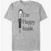 Buy 👏 The Addams Family Happy Inside T-Shirt 🌟