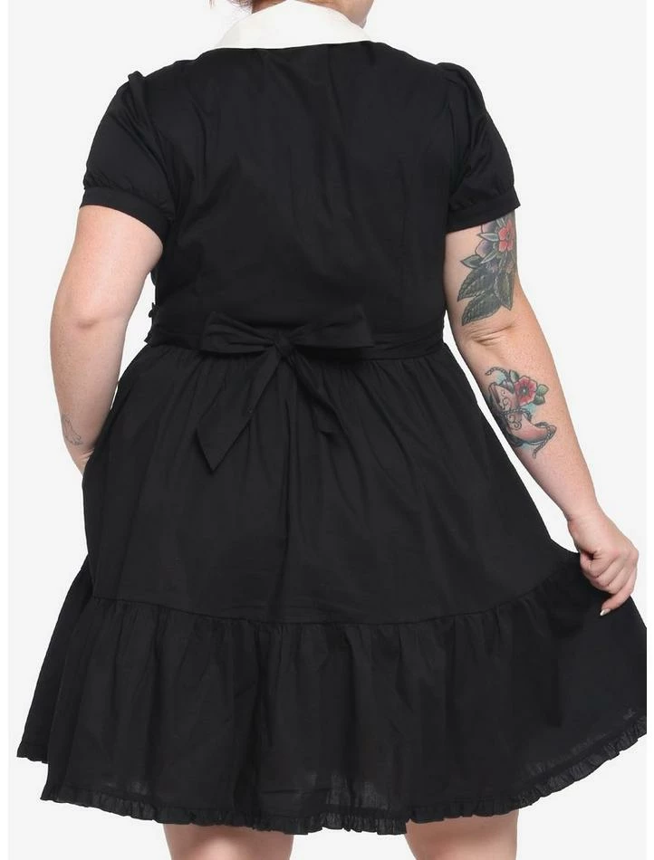 Best Sale β Black & White Peter Pan Collar π Dress Plus Size π 3 Best Sale β Black & White Peter Pan Collar π Dress Plus Size π - Image 3