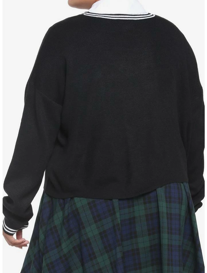 Promo π Skull Crest V-Neck π§ Girls Sweater Plus Size π 3 Promo π Skull Crest V-Neck π§ Girls Sweater Plus Size π - Image 3