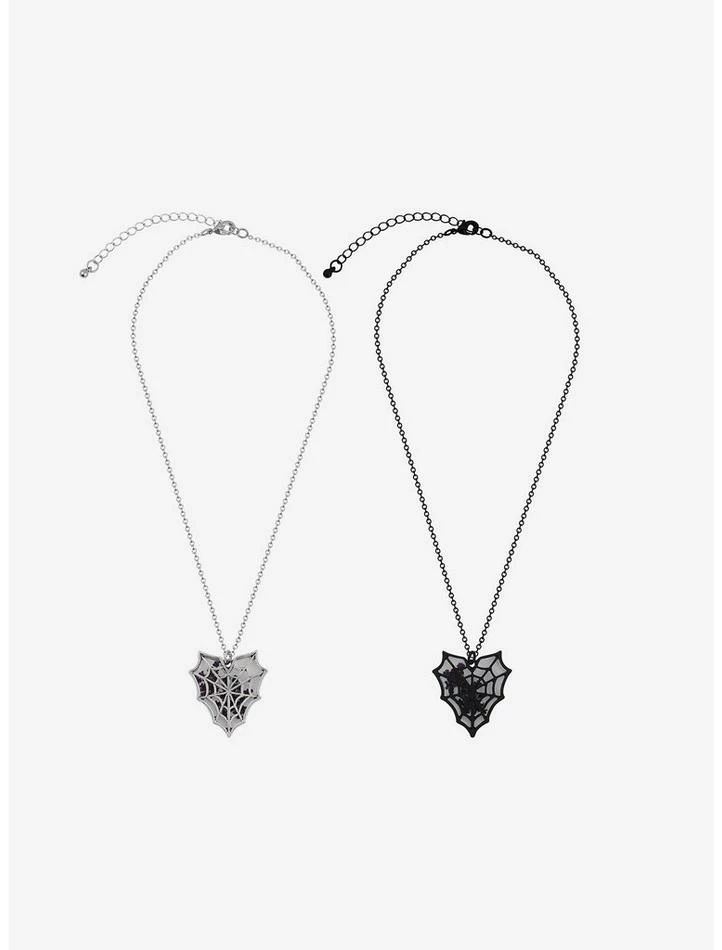 Best deal π₯ Spiderweb Heart Floral Necklace Set β€οΈ 2 Best deal π₯ Spiderweb Heart Floral Necklace Set β€οΈ - Image 2