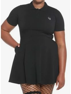 Hot Sale 🎁 Embroidered Skull Polo 👗 Dress Plus Size 🎉