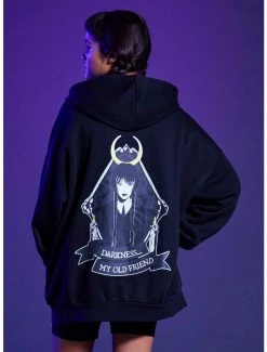 Best deal 🎁 Wednesday Darkness Friend Oversized 👧 Girls Hoodie 🌟 -Cheap T-shirt Store 19282028 av4