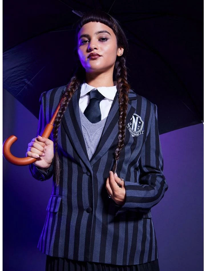 Cheap π Wednesday Nevermore π§ Girls Cosplay Blazer β¨ 1 Cheap π Wednesday Nevermore π§ Girls Cosplay Blazer β¨