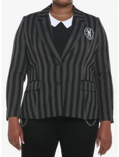Discount 😍 Wednesday Nevermore 👧 Girls Cosplay Blazer Plus Size ⌛