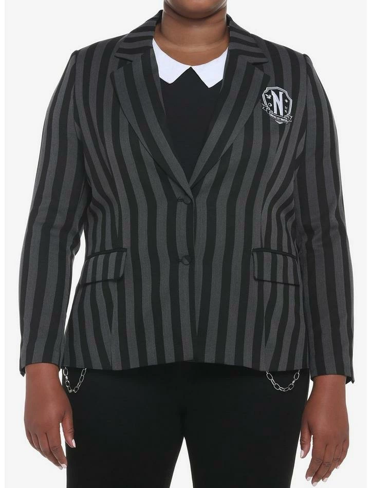 Discount π Wednesday Nevermore π§ Girls Cosplay Blazer Plus Size β 1 Discount π Wednesday Nevermore π§ Girls Cosplay Blazer Plus Size β