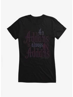 Deals 🌟 Addams Family Always An Addams 👧 Girls T-Shirt 👏