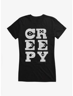 Cheap 😉 Addams Family Creepy 👧 Girls T-Shirt ❤️