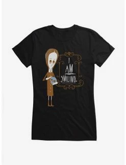 Discount ❤️ Addams Family I Am Smiling 👧 Girls T-Shirt 🌟
