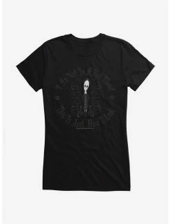 Best Pirce 👍 Addams Family Just How I Look 👧 Girls T-Shirt 🧨