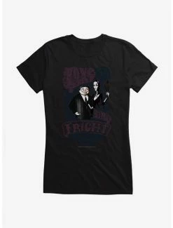 Buy 🥰 Addams Family Love At First Fright 👧 Girls T-Shirt 🥰
