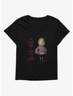 Best Pirce ⌛ Addams Family Head Shrinking 👧 Girls T-Shirt Plus Size 🎁