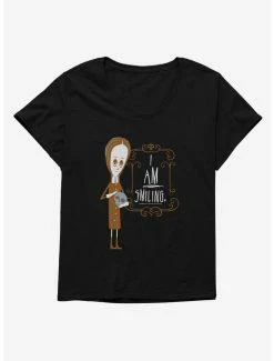 Promo 🌟 Addams Family I Am Smiling 👧 Girls T-Shirt Plus Size ❤️