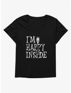 Best reviews of 👏 Addams Family I'm Happy Inside 👧 Girls T-Shirt Plus Size 👏