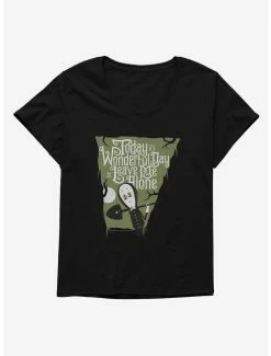 Best Pirce 🔥 Addams Family Leave Me Alone 👧 Girls T-Shirt Plus Size ⌛