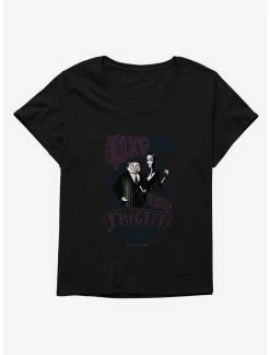 Best Sale 🛒 Addams Family Love At First Fright 👧 Girls T-Shirt Plus Size 😀