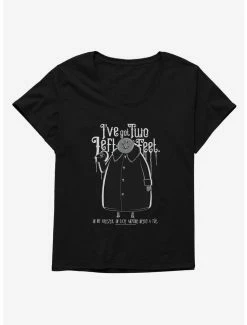 Top 10 😉 Addams Family Two Left Feet 👧 Girls T-Shirt Plus Size 💯
