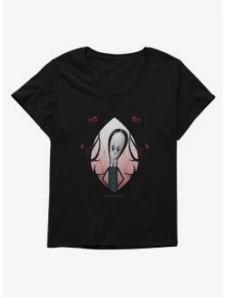 Discount 😍 Addams Family Wednesday Spiderwebs 👧 Girls T-Shirt Plus Size ❤️
