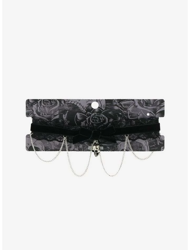 Flash Sale βοΈ Black Skull Satin Lace Choker π₯ 3 Flash Sale βοΈ Black Skull Satin Lace Choker π₯ - Image 3