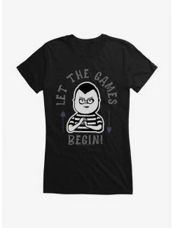 Hot Sale ❤️ Addams Family Movie Games Begin 👧 Girls T-Shirt 🎉