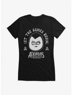 Cheap 🔥 Addams Family Movie Let The Games Begin 👧 Girls T-Shirt ✨