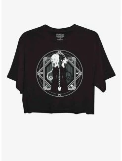 Promo 🧨 Wednesday Duo 👧 Girls Crop T-Shirt 💯