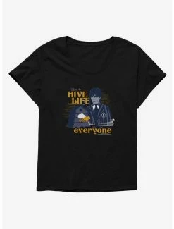 Discount 🎉 Wednesday Hive Life 👧 Girls T-Shirt Plus Size 🤩