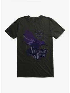 Best Sale 👍 Wednesday Nightshades & Ravens T-Shirt ⌛