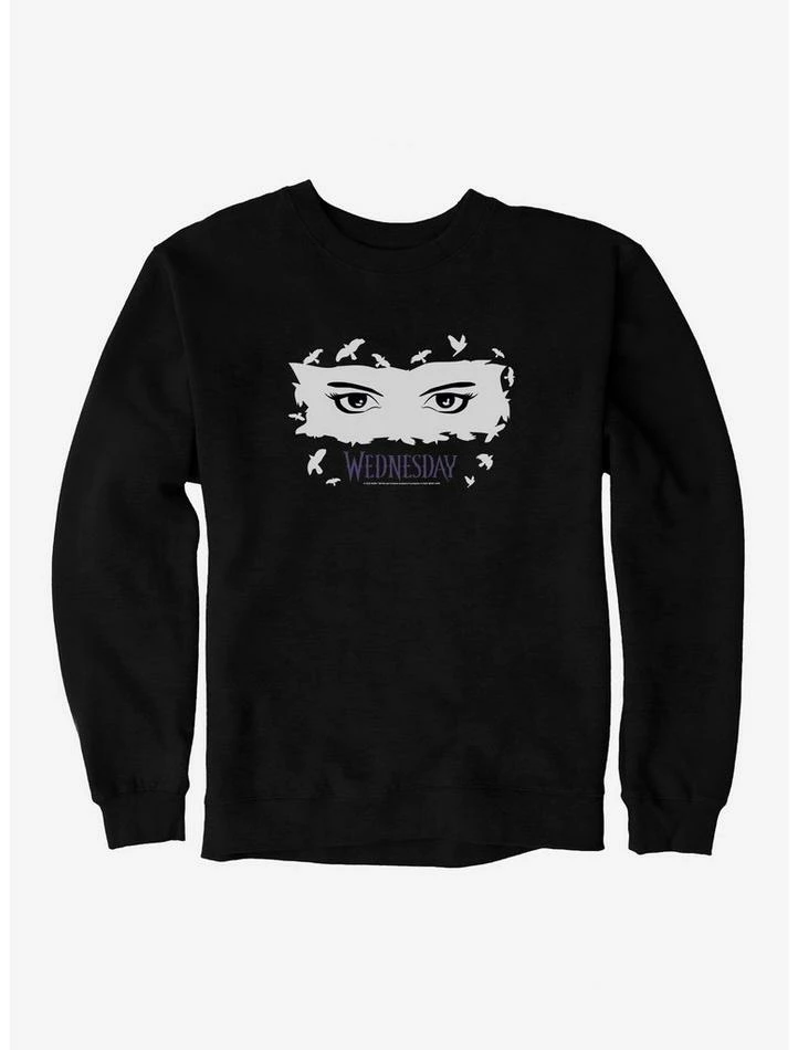Outlet ⭐ Wednesday Eyes Sweatshirt 💯 1 Outlet ⭐ Wednesday Eyes Sweatshirt 💯