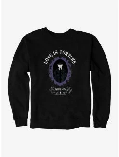 Best Pirce 😀 Wednesday Love Is Torture Sweatshirt 👏