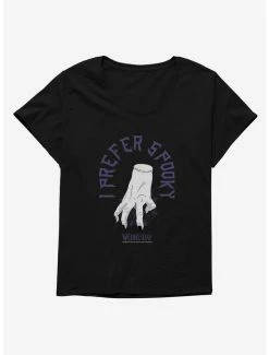 Coupon 😀 Wednesday I Prefer Spooky 👧 Girls T-Shirt Plus Size 🤩