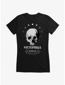 Best reviews of 😉 Wednesday Nyctophilia 👧 Girls T-Shirt 🌟