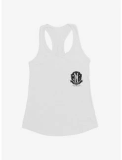 Coupon 🔔 Wednesday Nevermore Academy Crest 👧 Girls Tank 🤩 -Cheap T-shirt Store 20067868 hi