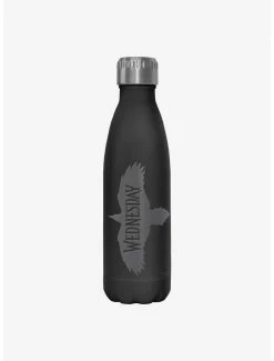 Deals 🔔 Wednesday Nevermore Raven Water Bottle 😀