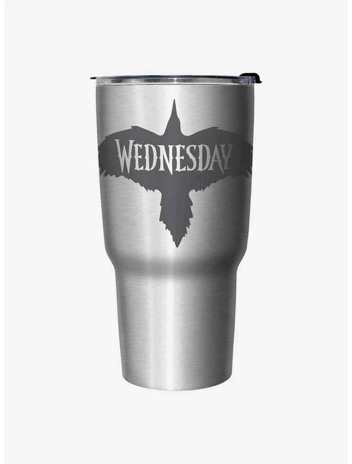 Budget ๐ Wednesday Nevermore Raven Travel Mug โค๏ธ 1 Budget ๐ Wednesday Nevermore Raven Travel Mug โค๏ธ