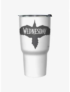 Buy 🔥 Wednesday Nevermore Raven Travel Mug 🌟