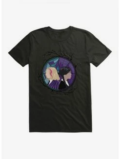 New 🔔 Wednesday TV Series Enid And Wednesday Portrait T-Shirt 🎁 -Cheap T-shirt Store 20341647 hi