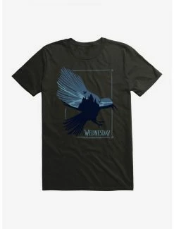 Flash Sale โค๏ธ Wednesday TV Series Raven T-Shirt ๐