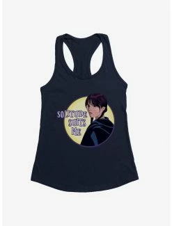 New 🧨 Wednesday TV Series Solitude Suits Me 👧 Girls Tank 🌟 -Cheap T-shirt Store 20341768 hi