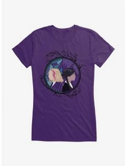 Flash Sale ✔️ Wednesday TV Series Enid And Wednesday Portrait 👧 Girls T-Shirt 😍 -Cheap T-shirt Store 20341789 hi