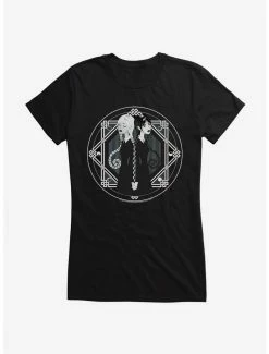 Cheap T-shirt Store 8 Best Sale 🥰 Wednesday TV Series Goody And Wednesday Addams 👧 Girls T-Shirt 💯