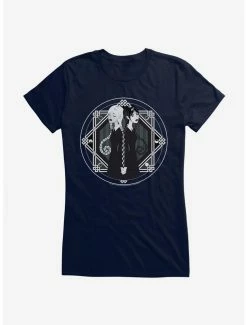 Best Sale 🥰 Wednesday TV Series Goody And Wednesday Addams 👧 Girls T-Shirt 💯 -Cheap T-shirt Store 20341803 hi