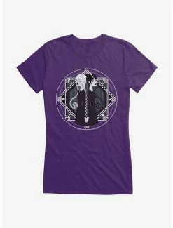 Best Sale 🥰 Wednesday TV Series Goody And Wednesday Addams 👧 Girls T-Shirt 💯 -Cheap T-shirt Store 20341810 hi